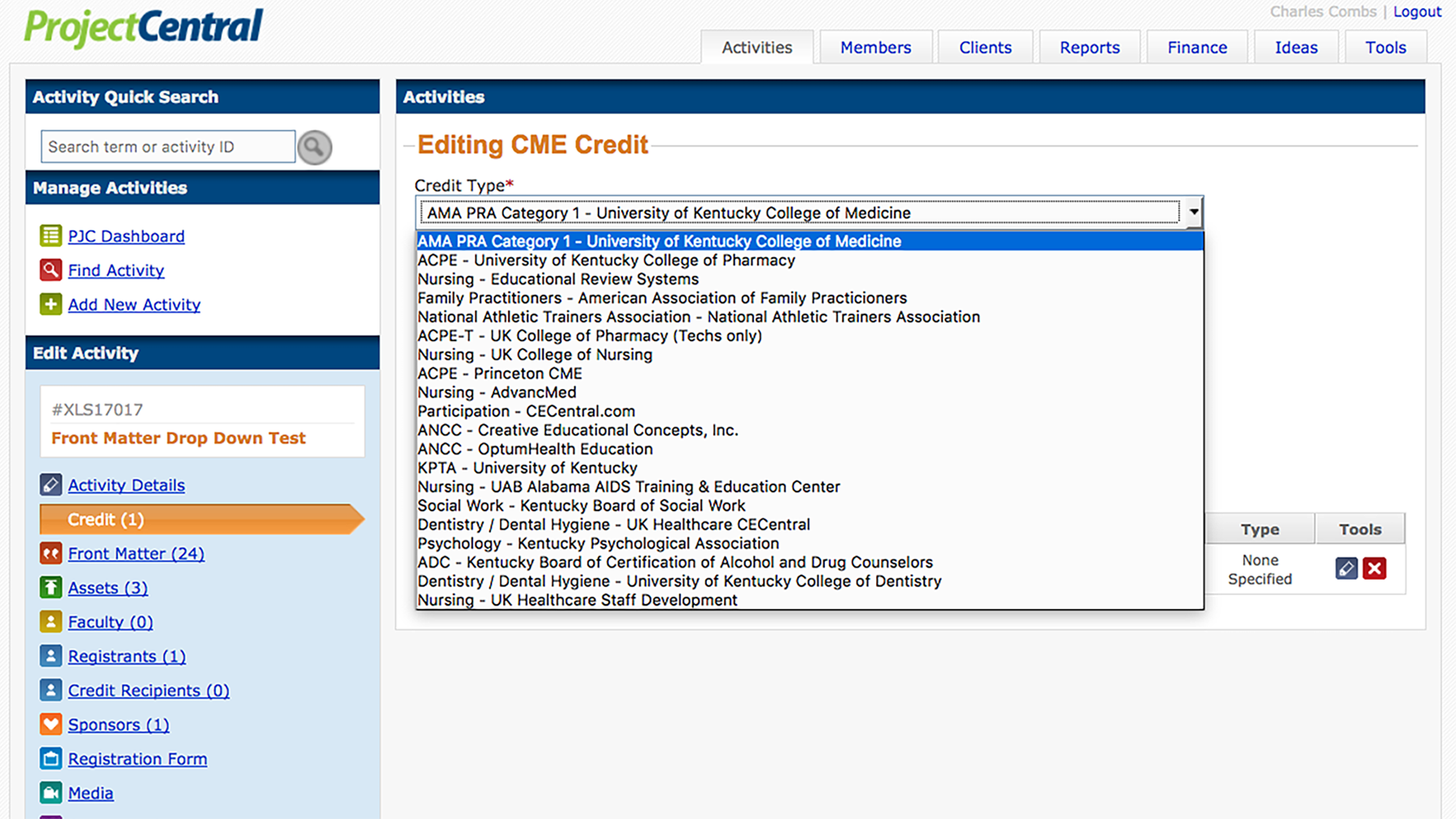 Image of Credit Type